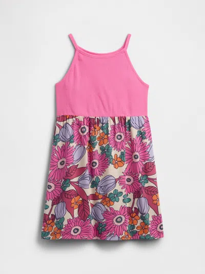 Gap Factory Kids Print Dress In Multi