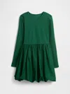 Gap Factory Kids Puff Sleeve Bubble Dress In Green