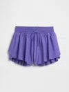 Gap Factory Kids Pull-on Butterfly Shorts In Purple