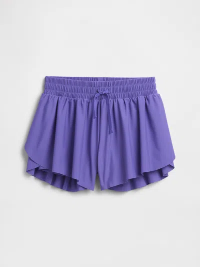 Gap Factory Kids Pull-on Butterfly Shorts In Purple