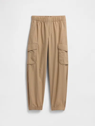 Gap Factory Kids Pull-on Cargo Parachute Pants In Brown