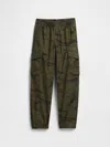 Gap Factory Kids Pull-on Cargo Parachute Pants In Green
