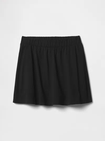 Gap Factory Kids Pull-on Jersey Skort In Black