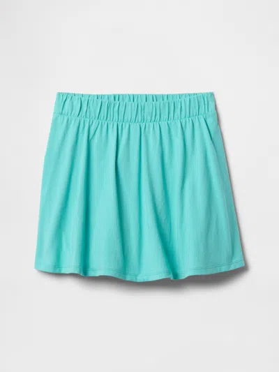 Gap Factory Kids Pull-on Jersey Skort In Blue