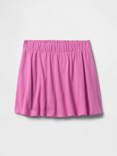 Gap Factory Kids Pull-on Jersey Skort In Pink