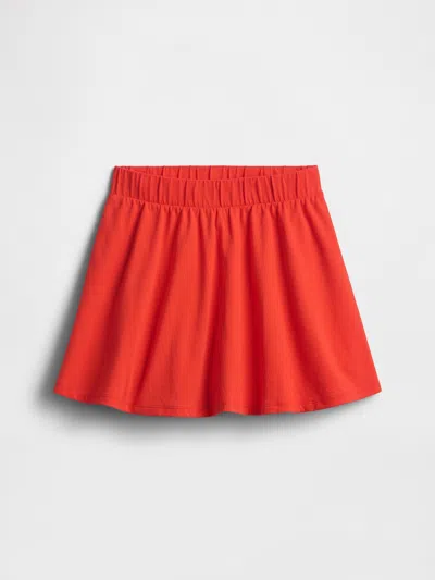 Gap Factory Kids Pull-on Jersey Skort In Red
