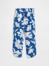 Gap Factory Kids Pull-on Linen-blend Pants In Blue