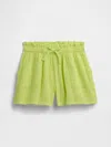 Gap Factory Kids Pull-on Loose Gauze Shorts In Yellow