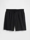 Gap Factory Kids Pull-on Loose Mesh Shorts In Black