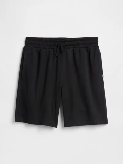 Gap Factory Kids Pull-on Loose Mesh Shorts In Black