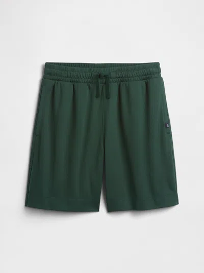 Gap Factory Kids Pull-on Loose Mesh Shorts In Green