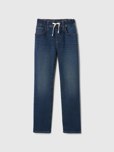 Gap Factory Kids Pull-on Original Straight Sweatpant Jeans In Blue