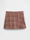Gap Factory Kids Pull-on Pleated Skort In Brown