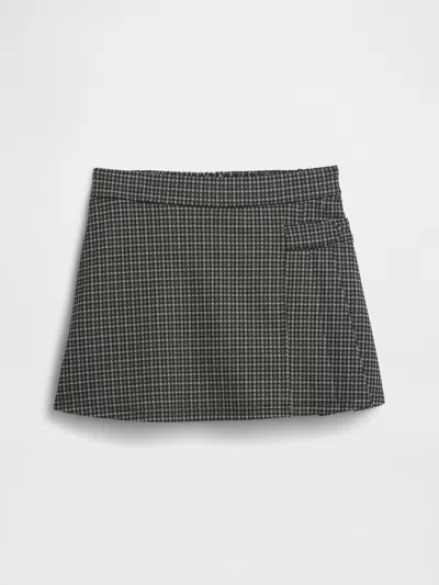 Gap Factory Kids Pull-on Pleated Skort In Gray