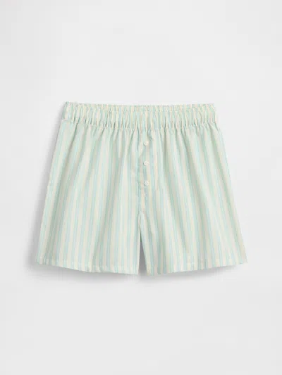 Gap Factory Kids Pull-on Poplin Pj Shorts In Multi