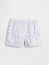 Gap Factory Kids Pull-on Poplin Pj Shorts In Multi