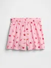 Gap Factory Kids Pull-on Poplin Pj Shorts In Pink