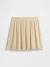 Gap Factory Kids Pull-on Shine Skirt In Gold
