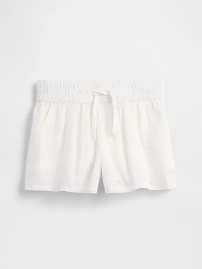 Gap Factory Kids Pull-on Shorts In White