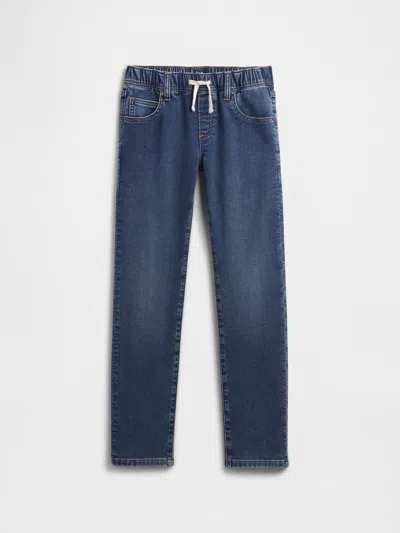 GAP FACTORY KIDS PULL-ON SLIM SWEATPANT JEANS