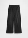 Gap Factory Kids Pull-on Wide-leg Sweatpant Jeans In Black