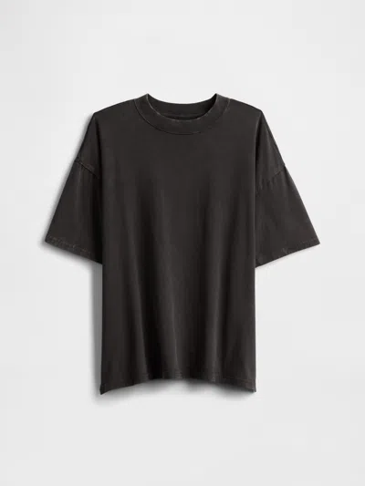 Gap Factory Kids Relaxed Crewneck T-shirt In Black