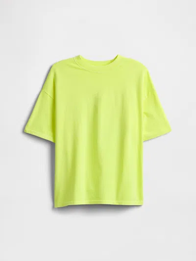 Gap Factory Kids Relaxed Crewneck T-shirt In Green