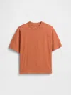 Gap Factory Kids Relaxed Crewneck T-shirt In Orange