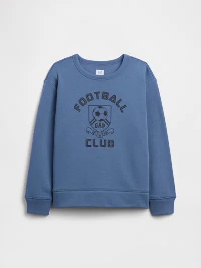 Gap Factory Kids Relaxed Gap Football Sweatshirt In Brown