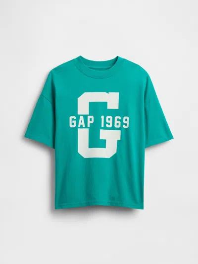 Gap Factory Kids Relaxed Gap Graphic T-shirt In Green