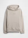 Gap Factory Kids Relaxed Gap Logo Hoodie In Neutral
