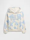 Gap Factory Kids Relaxed Gap Logo Hoodie In White