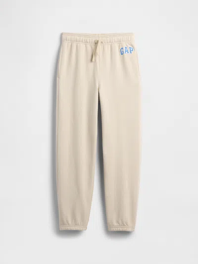 Gap Factory Kids Relaxed Gap Logo Joggers In Metallic
