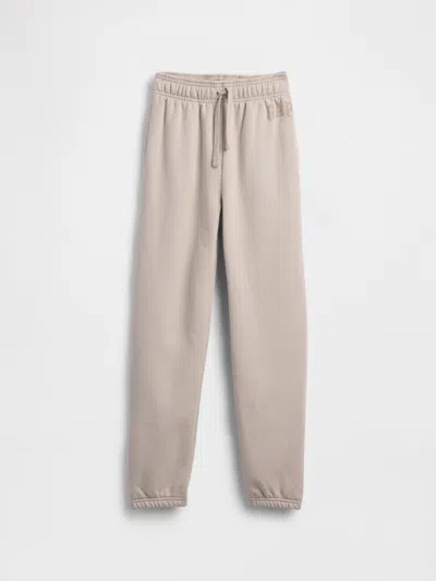 Gap Factory Kids Relaxed Gap Logo Joggers In Brown