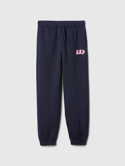 Gap Factory Kids Relaxed Gap Logo Joggers In Blue
