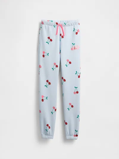 Gap Factory Kids Relaxed Gap Logo Joggers In Blue