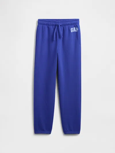 Gap Factory Kids Relaxed Gap Logo Joggers In Blue