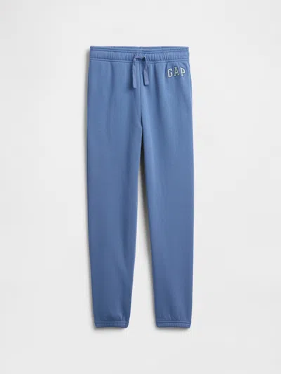 Gap Factory Kids Relaxed Gap Logo Joggers In Blue