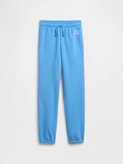 Gap Factory Kids Relaxed Gap Logo Joggers In Blue