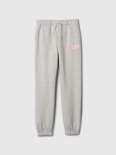 Gap Factory Kids Relaxed Gap Logo Joggers In Gray