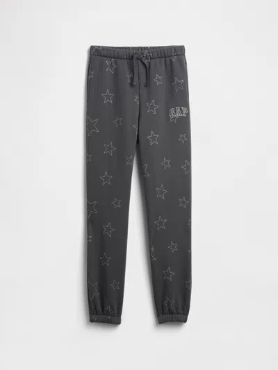 Gap Factory Kids Relaxed Gap Logo Joggers In Gray
