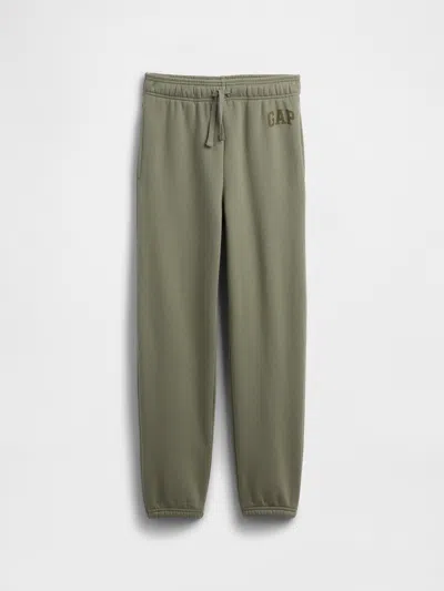 Gap Factory Kids Relaxed Gap Logo Joggers In Green