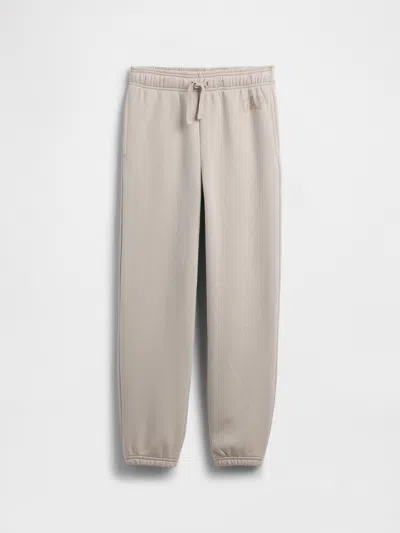 Gap Factory Kids Relaxed Gap Logo Joggers In Neutral