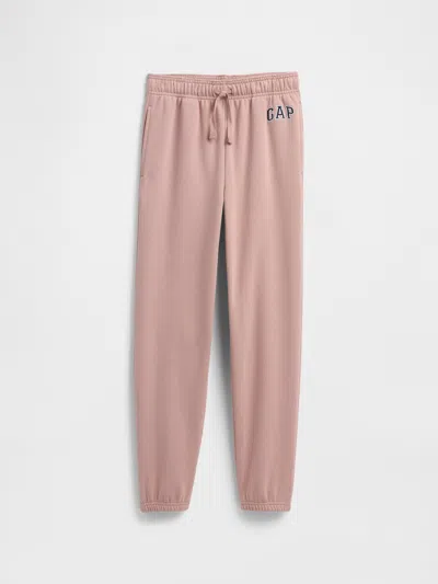 Gap Factory Kids Relaxed Gap Logo Joggers In Pink