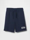 Gap Factory Kids Relaxed Gap Logo Pull-on Shorts In Black