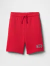 Gap Factory Kids Relaxed Gap Logo Pull-on Shorts In Red