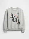 Gap Factory Kids Relaxed Graphic Sweatshirt In Blue