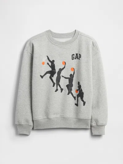 Gap Factory Kids Relaxed Graphic Sweatshirt In Blue