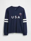 Gap Factory Kids Relaxed Graphic T-shirt In Blue
