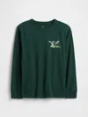 Gap Factory Kids Relaxed Graphic T-shirt In Green